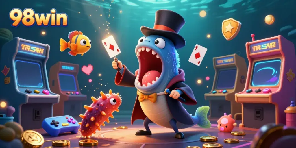 Engage with the fascinating underwater world of 98win while winning big at casino games