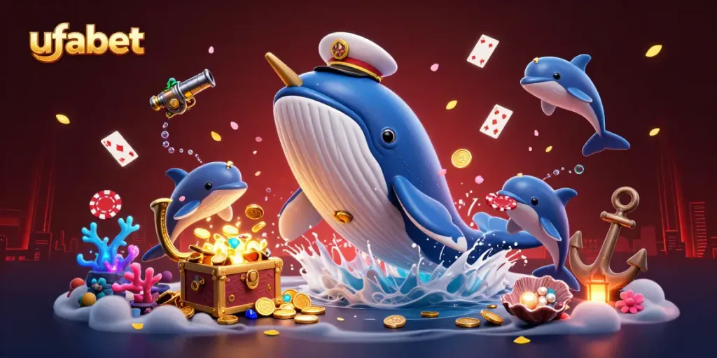 การเล่น ufabet เสมือนจริงในโลกใต้ทะเลกับวาฬยักษ์และเพื่อนสัตว์ทะเล
