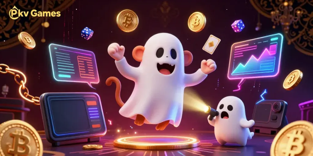Engage in thrilling gameplay with Pkv Games while enjoying an animated casino adventure.