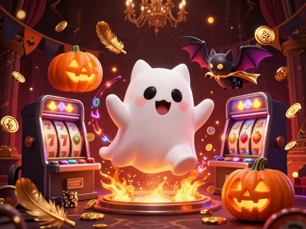 Experience excitement at Trang Chủ socolive with a ghost cat and bat in a haunted casino.